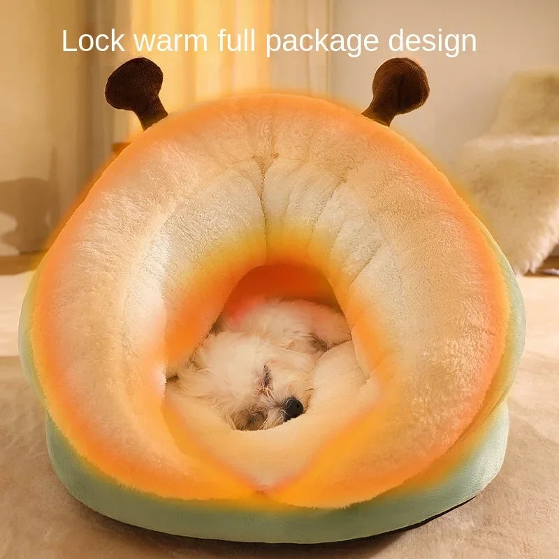 Warm Small Dog Kennel Bed Breathable Dog House Cute Slippers Shaped Dog Bed Cat Sleep Bag Foldable Washable Pet House pet items