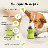 Food Dispensing Dog Toys for For Aggressive Chewers Nontxic Natural Rubber Treat Leaking Pet Toys Puppy Bone Play Game