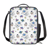 Kids Insulated Lunch Tote Portable Reusable Lunch Bag Fits Lunch Box & Water Bottle