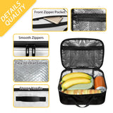 Kids Lunch Box Insulated Back to School Thermal Meal Tote with Exterior & Interior Pockets