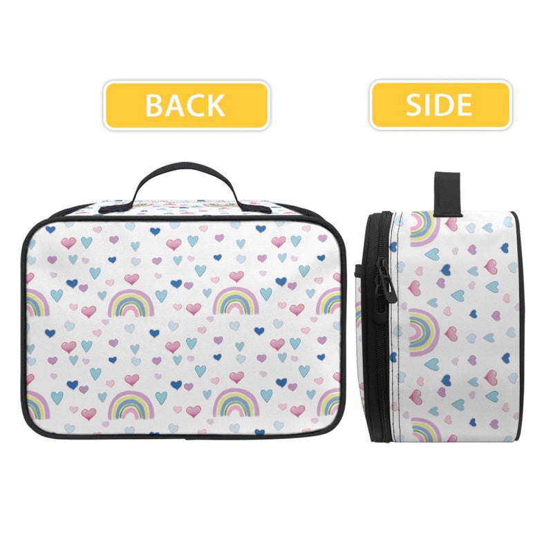 Kids Lunch Box Insulated Back to School Thermal Meal Tote with Exterior & Interior Pockets