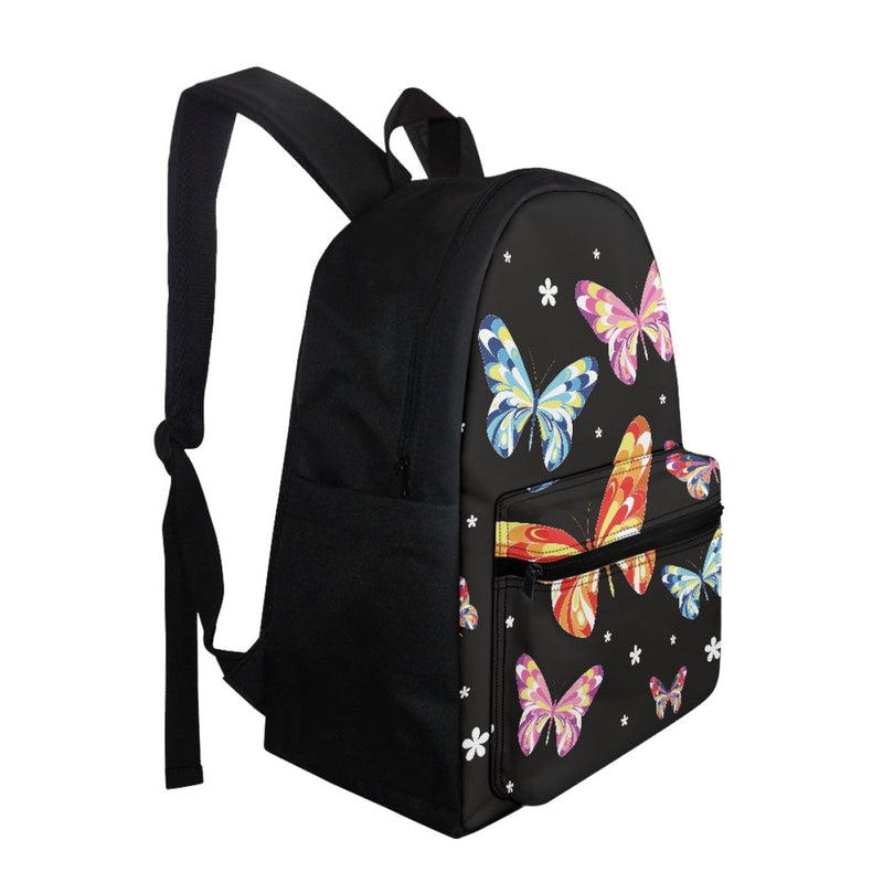 15.7Inch School Backpack for Teen Kids School Bags with Side Pocket Bookbags Travel Bags