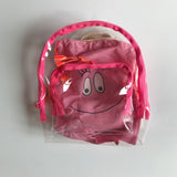 【Letters are limited to 9】Custom Name Cute Jelly Bag Baby PVC Transparent Backpacks Schoolbag Beach Swimming