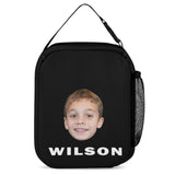 Custom Face&Name 3 in 1 Personalized School Backpack School Lunch Bag Pencil Case