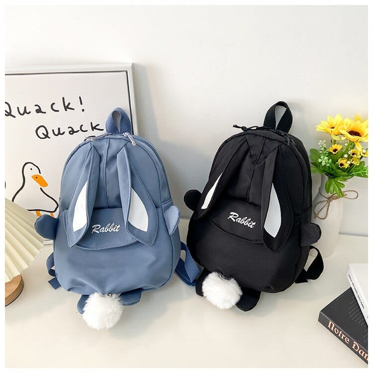 Custom Personalized Embroidered Rabbit Bag with Name Backpack for Kids Birthday Gift Back To School Gifts