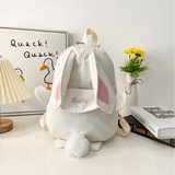 Custom Personalized Embroidered Rabbit Bag with Name Backpack for Kids Birthday Gift Back To School Gifts