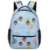 Custom Face Rainbow Sun Moon Children's Backpack