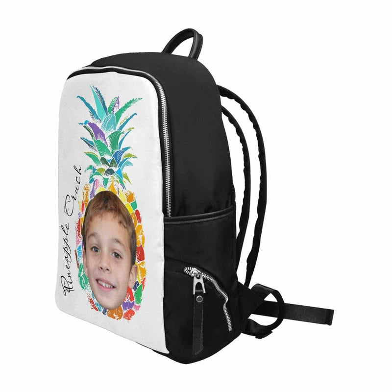 Custom Face Pineapple School Bag