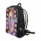 Custom Pet Face Starlight School Bag