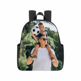 Custom Photo Happy Time Affection Back To School Multi-pocket Nylon Kid's Backpack