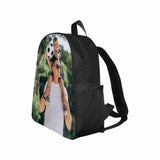 Custom Photo Happy Time Affection Back To School Multi-pocket Nylon Kid's Backpack