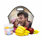 Custom Custom Dad & Kid Photo Neoprene Lunch Bag - YesCustom