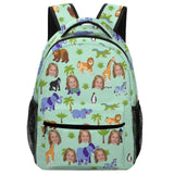 Custom Custom Face Animals Children's Backpack - YesCustom