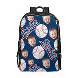 Custom Custom Face Baseball School Bag - YesCustom