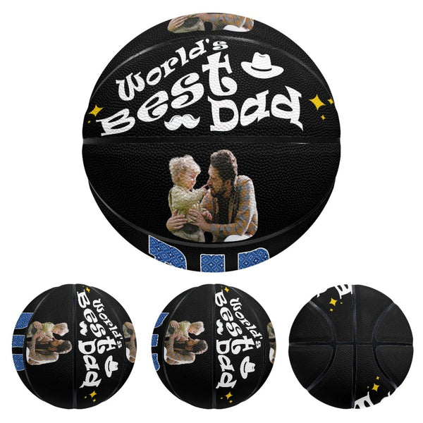 Custom Custom Face Best Dad Basketball Personalized Basketball Gift for Any Basketball Fan - YesCustom