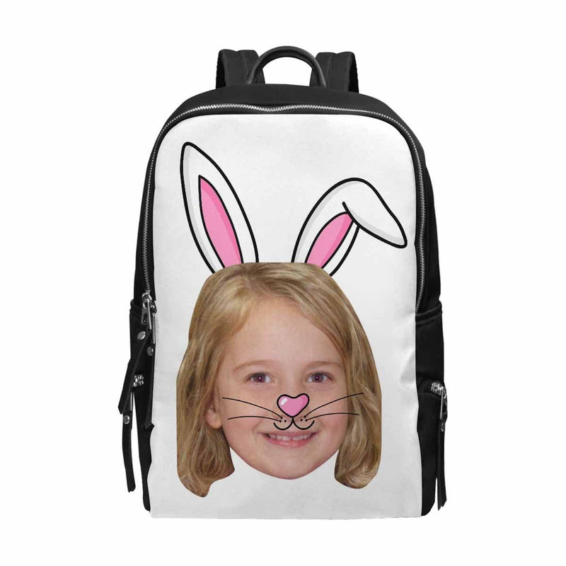 Custom Custom Face Bunny Ear School Bag - YesCustom