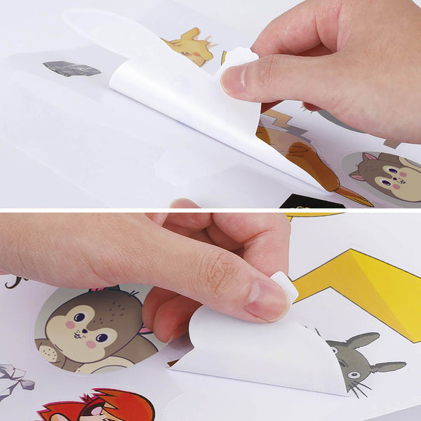 Custom Custom Face Cartoon Squirrel Bear Back To School Removable Adhesive Stickers - YesCustom