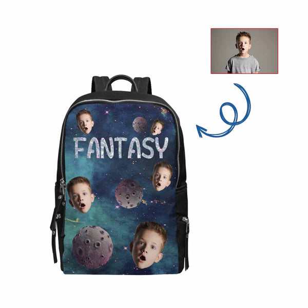 Custom Custom Face Fantasy School Bag - YesCustom