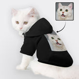 Custom Photo Pet Hoodie Personalized Pet Clothes Dog Cat Hoodie With Your Photo