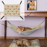 Custom Face Red Heart Pet Hammock Soft Pet Bed Personalized Gift For Cat Puppy