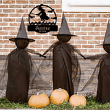 Custom Text Outdoor Garden Courtyard Art Ornaments Iron Halloween Decorations