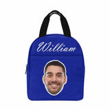 Personalized Lunch Box Custom Face&Name Lover Lunch Bag School Bag Backbag