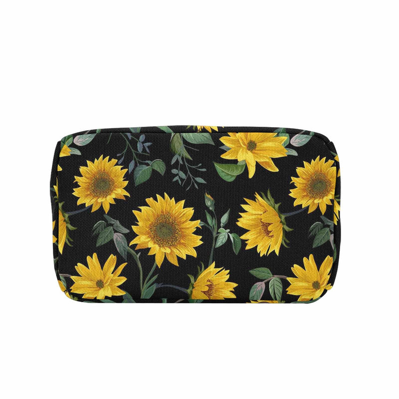 Personalized Lunch Box Custom Face&Name Sunflower Lunch Bag School Bag Backbag