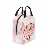 Personalized Lunch Box Custom Text Sweet Lunch Bag School Bag Backbag