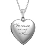 Custom Photo&Text Necklace Personalized Photo Heart Locket Necklace Jewelry Design