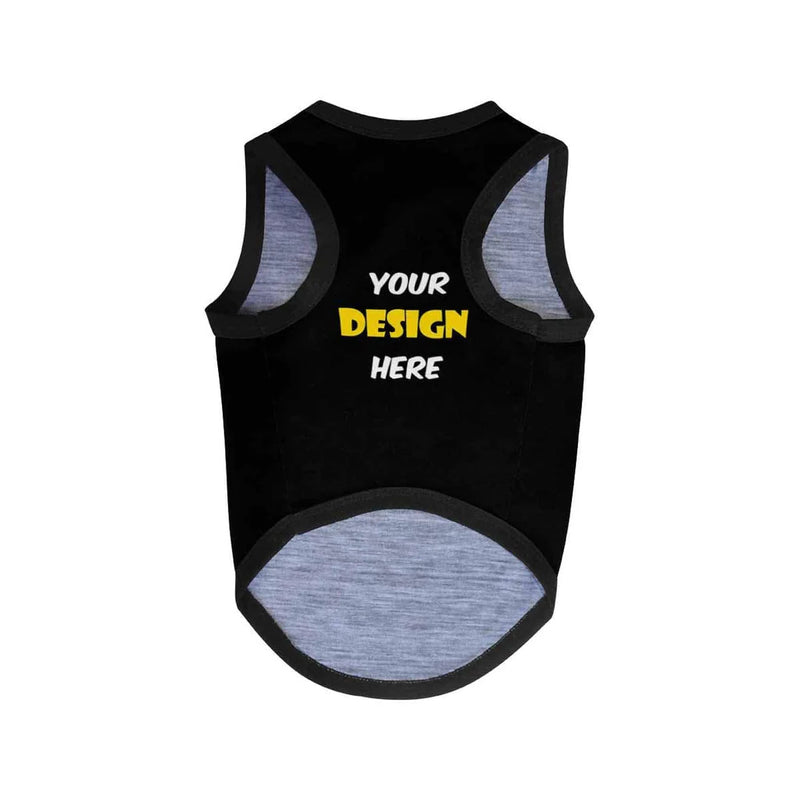 Custom Face Your Design All Over Print Pet Tank Top Personalized Pet Clothes Dog T Shirt, Personalized Dog Clothing With Your Photo