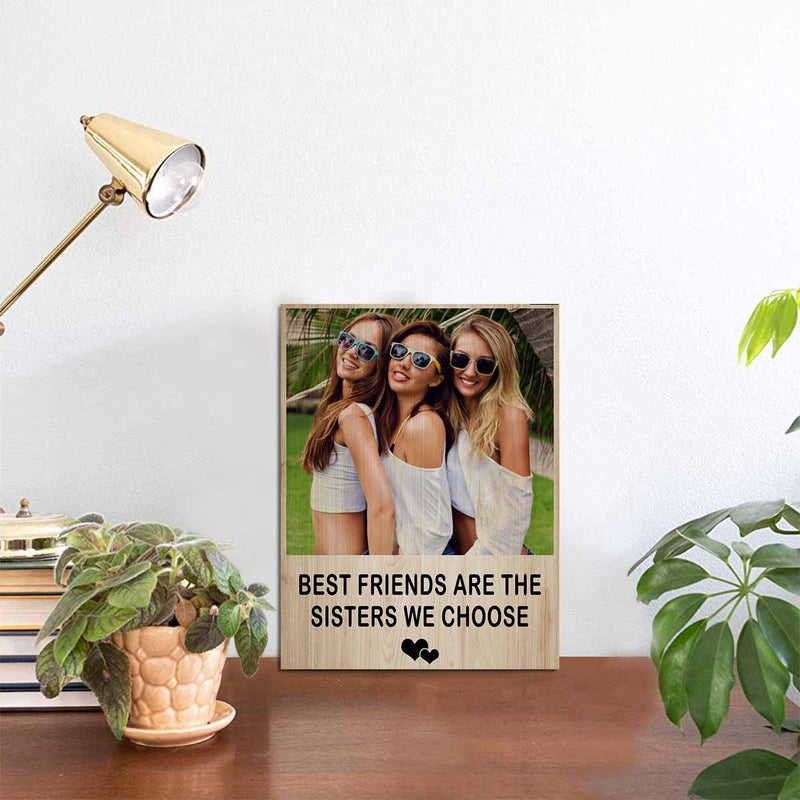 Custom Photo Friends Photo Panel for Tabletop Display