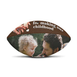 Custom Photo Best Dad Rugby Ball Personalized Rugby Ball Gift for Any Rugby Ball Fan