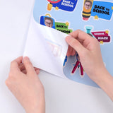 Custom Face Stationery Apple Back To School Removable Adhesive Stickers