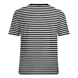 【Flash Sale】Custom Pet  Face Black White Stripes Classic Women's T-shirt Personalized Women's All Over Print T-shirt