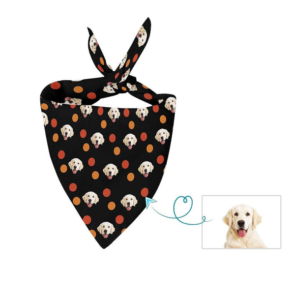 Custom Face Halloween Color Pet Bandana