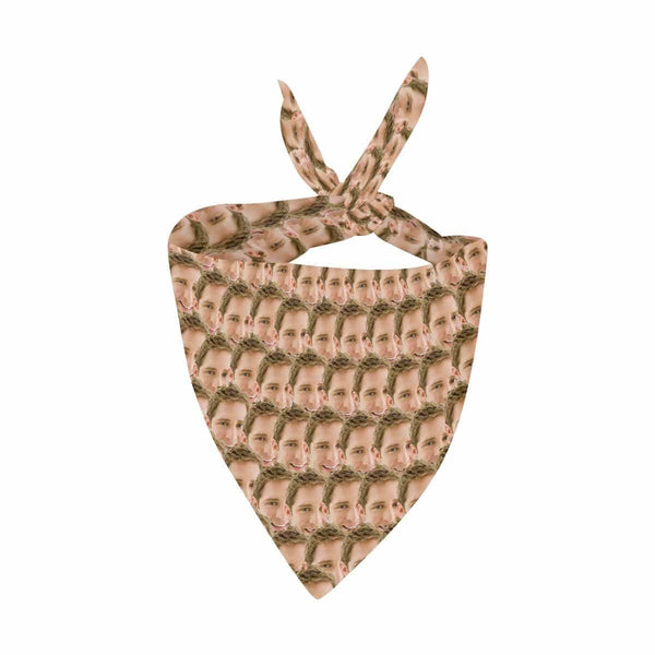 Custom Intensive Funny Face Pet Bandana