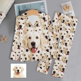 FacePajamas Pajama Pet Face Pajama Set with My Lovely Dog Personalized Men's Pajamas Summer Loungewear