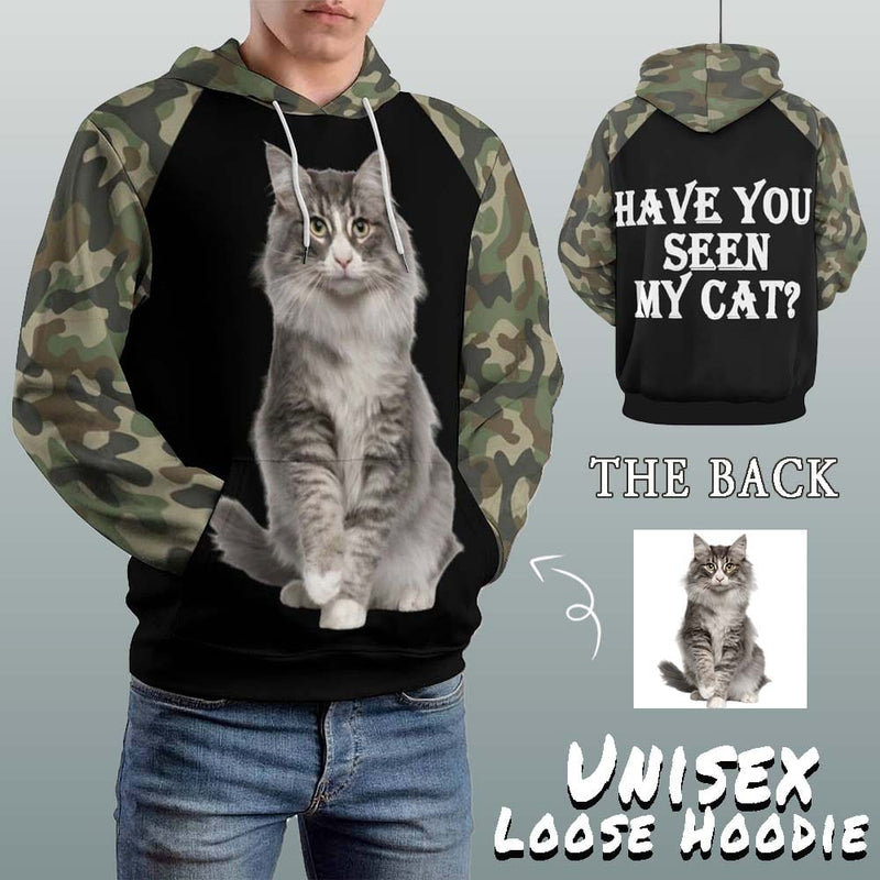 Personalized Pet Face Loose Hoodie