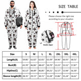 [Thick Soft Fabric] Funny Flannel Fleece Adult Onesie Pajamas Custom Face Christmas Jumpsuit Homewear