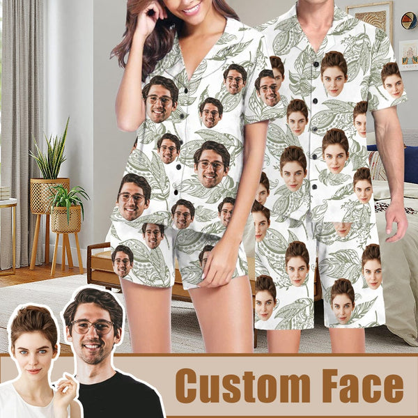 face on pajamas