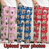 Christmas Flash Sale For Kids-Custom Dog Face Kid's Long Pajama Pants Best Christmas Gifts for Children