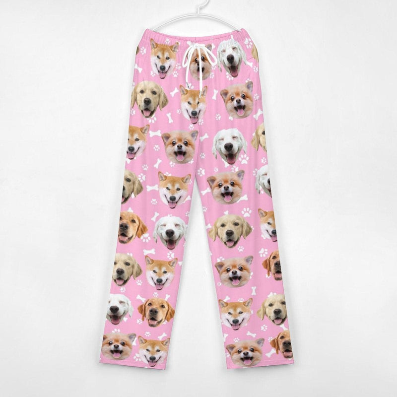 Christmas Flash Sale For Kids-Custom Dog Face Kid's Long Pajama Pants Best Christmas Gifts for Children