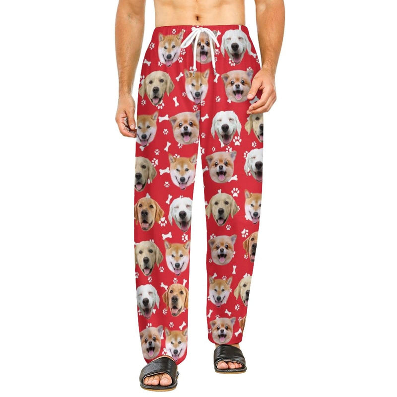 Christmas Flash Sale For Kids-Custom Dog Face Kid's Long Pajama Pants Best Christmas Gifts for Children