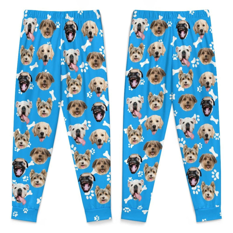 Christmas Flash Sale For Kids-Custom Dog Face Kid's Long Pajama Pants Best Christmas Gifts for Children