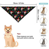 Custom Face Colored Light Bulbs Christmas Pajama Pants and Pet Dog Bandana