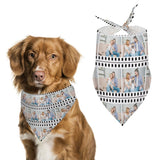 Custom Family Photo Long Pajama Pants and Pet Dog Bandana