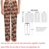 Custom Couple Face Pet Dog Seamless Sleepwear Personalized Women's&Men's Slumber Party Long Pajama Pants