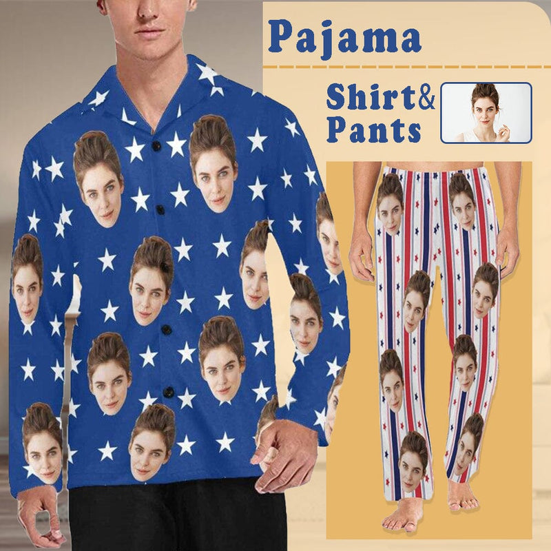 face on pajamas