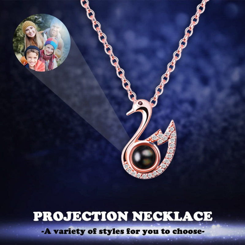 Custom Photo Projection Necklace Customized Love Pictures Necklace