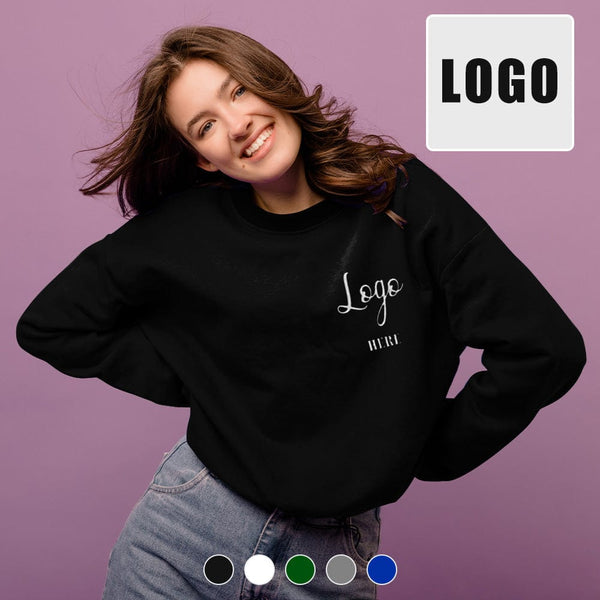 custom logo loose sweatshirt